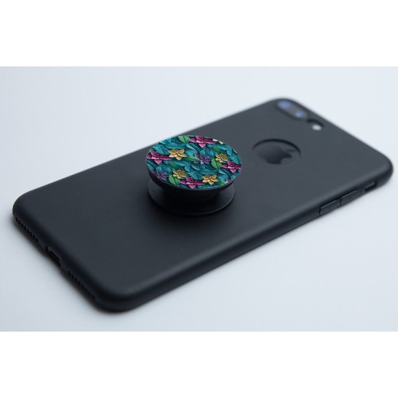 PopSockets For Phone Mixed Flowers Bouquet Design Swappable Base PopGrip - Picture 3 of 8